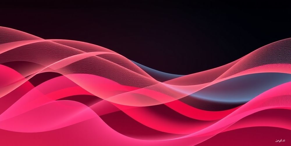 A sophisticated Iranian fashion infographic layout, featuring flowing lines guiding the viewer’s eyes, brand color accents, minimal geometric shapes, and a watermark or stylized logo subtly embedded in the corner of the design.